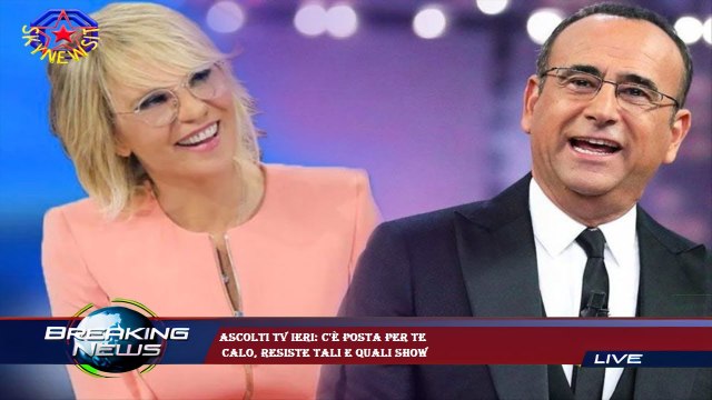 Ascolti tv ieri: C'è posta per te calo, resiste Tali e Quali Show
