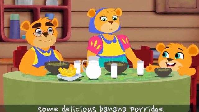 Goldilocks and the three bears - story time for kids