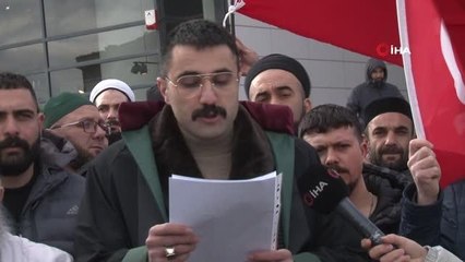 Danimarka'nın Ankara Büyükelçiliği önünde protesto