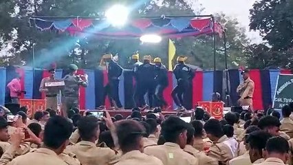 एनसीसी कैंप में हुए सांस्कृतिक कार्यक्रम, पुरस्कृत हुए विजेता
