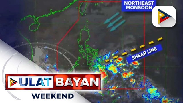 Northeast Monsoon, magpapaulan sa Luzon; Shear line, nakakaapekto sa Visayas