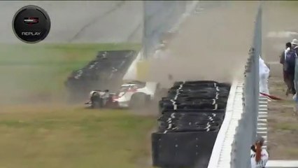 IMSA 24 H Daytona 2023 Race Fjordbach Big Crash