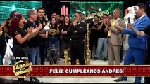 Andrés Hurtado recibe sorpresa por su cumpleaños, pero no fue de su agrado