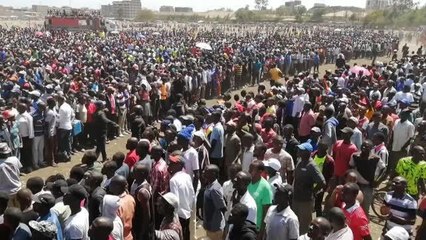 Kenya'da muhalif lider Odinga taraftarları miting düzenledi