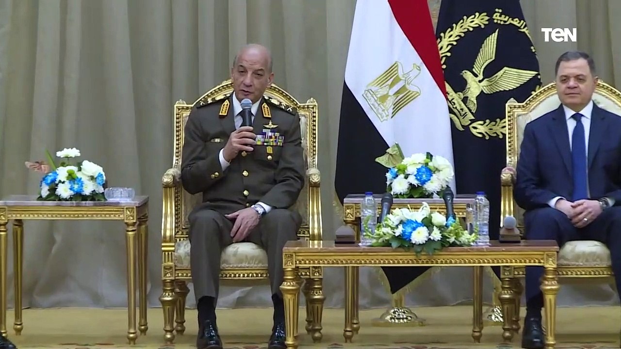 إستقبال السيد وزير الداخلية للسيد وزير الدفاع والإنتاج الحربي لتقديم التهنئة بعيد الشرطة ال71