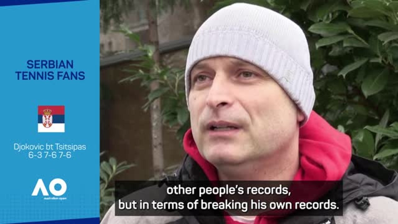 Serbians feel Djokovic is competing in a world of his own