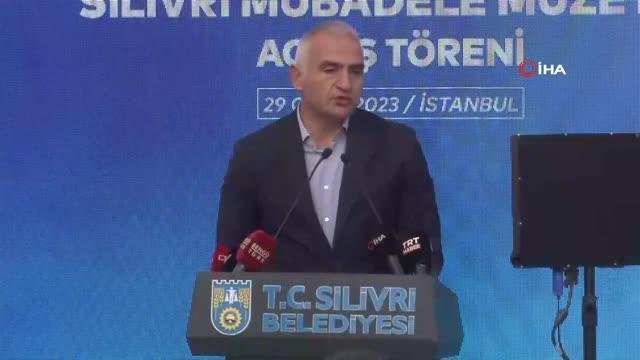 Kültür ve Turizm Bakanı Mehmet Nuri Ersoy, Silivri'de müze açılışına katıldı