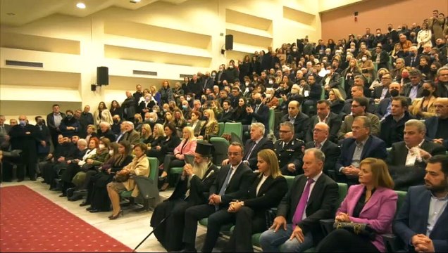 Λαμία: Οι επιστήμονες της Νέας Άμπλιανης τίμησαν τον Χρήστο Σταϊκούρα