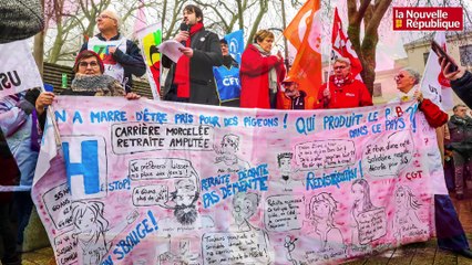DIAPORAMA VIDEO NIORT. Manifestation contre la réforme des retraites - Acte 2