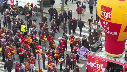 Download Video: França tem novos protestos contra a reforma da Previdência