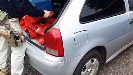 Casal é detido com grande quantidade de maconha