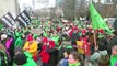 Protesto dos trabalhadores dos cuidados de saúde junta 20 mil em Bruxelas