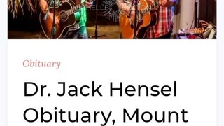 Dr. Jack Hensel Obituary, Mount Pleasant SC, Jack Hensel has passed away – Death