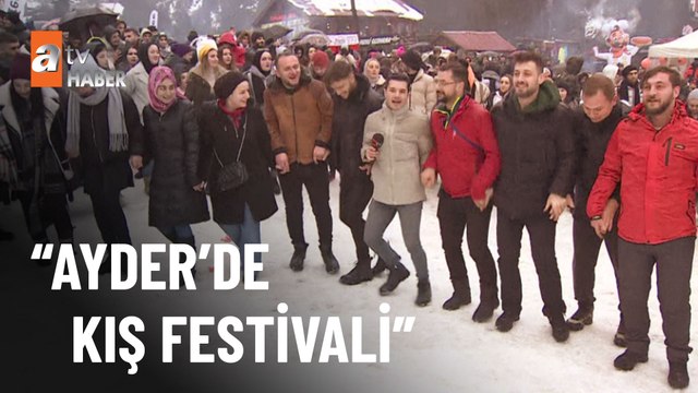Ayder yaylasında kış festivali - atv Ana Haber 29 Ocak 2023