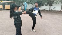 Martial arts kick training। How to karate kick perfectly।