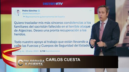 Carlos Cuesta: Sánchez da el control de las fronteras al que dice que Ceuta y Melilla son suyas.