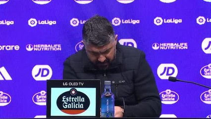 Gattuso, en la cuerda floja, sobre su continuidad en el Valencia: "Tengo que respetar cualquier decisión"