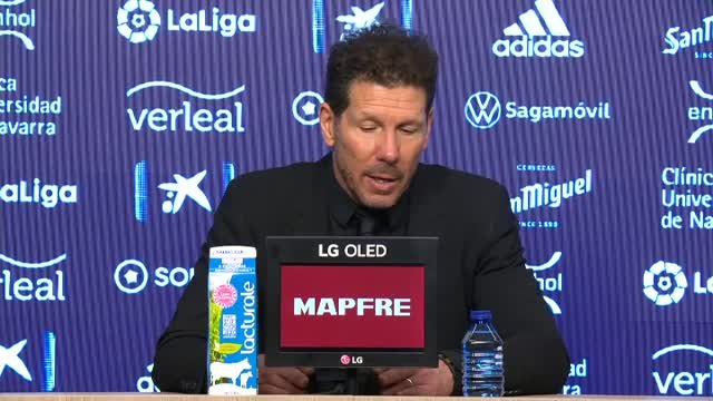 Simeone: Vivimos de la ilusión y la ilusión no me la quita nadie mientras esté aquí