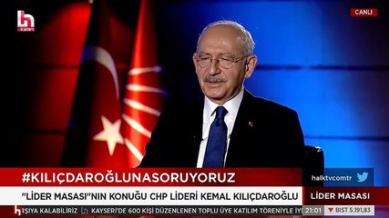 Kılıçdaroğlu, Demirtaş'ın sorusunu canlı yayında yanıtladı