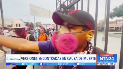 Una persona muerta tras jornada de protestas en Lima, Perú