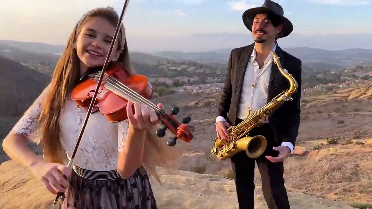 Viva La Vida - Coldplay - Karolina Protsenko & Daniele Vitale Sax - Violin Cover