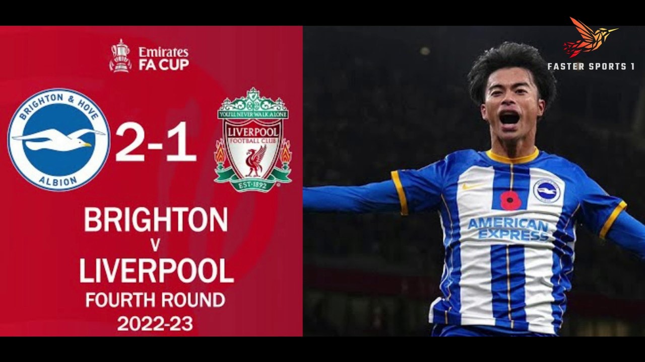 Liverpool 1-2 Brighton, Goals & Highlights, Emirates FA Cup_29Jan2023