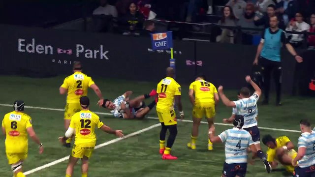 TOP 14 - Essai de Donovan TAOFIFENUA (R92) - Racing 92 - Stade Rochelais - Saison 2022:2023