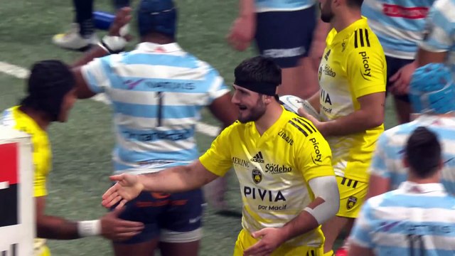 TOP 14 - Essai de Jules FAVRE (SR) - Racing 92 - Stade Rochelais - Saison 2022:2023