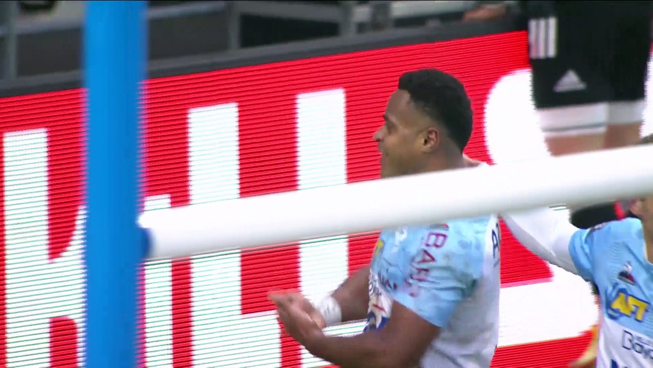 TOP 14 - Essai de Eneriko BULIRUARUA (AB) - Aviron Bayonnais - CA Brive - Saison 2022:2023