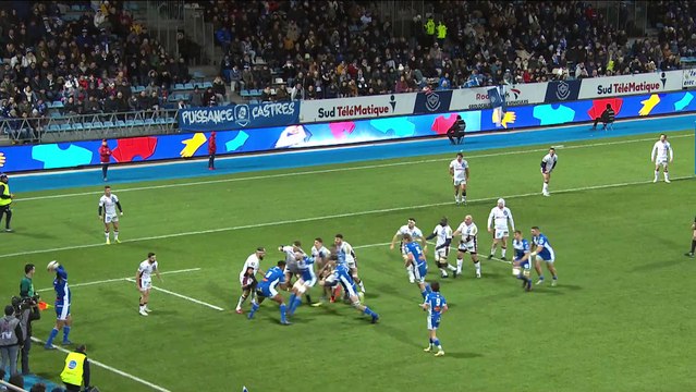 TOP 14 - Essai de Nick CHAMPION DE CRESPIGNY (CO) - Castres Olympique - Union Bordeaux-Bègles - Saison 2022:2023
