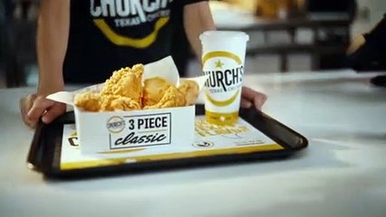 The First Church's Texas Chicken Commercial: 3-Piece Classic - Every Thing : 15