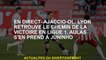 Live- ajaccio-ol: Lyon trouve le chemin de la victoire dans la Ligue 1, Aulas attaque Juninho