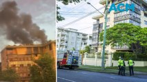 Man dead, residents injured in unit block fire in Clayfield, Brisbane