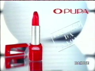 Pubblicità/Bumper anni 90 RAI  2 - Rossetto PUPA testato da Naomi Campbell