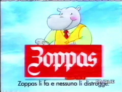 Pubblicità/Bumper anni 90 RAI 2 - Lavatrice Zoppas Maxi Vasca