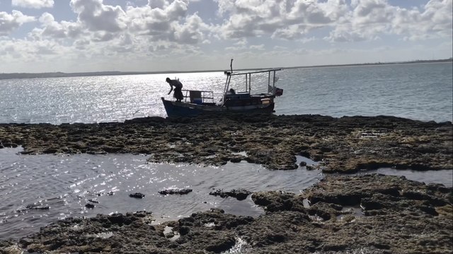 Farolete na Pedra da Galé em Acaú na Paraíba