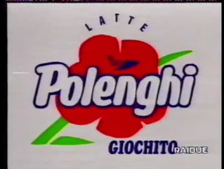 Pubblicità/Bumper anni 90 RAI 2 - Latte Polenghi Giochito