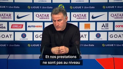 20e j. - Galtier : “C’est insuffisant quand on est le Paris Saint-Germain"