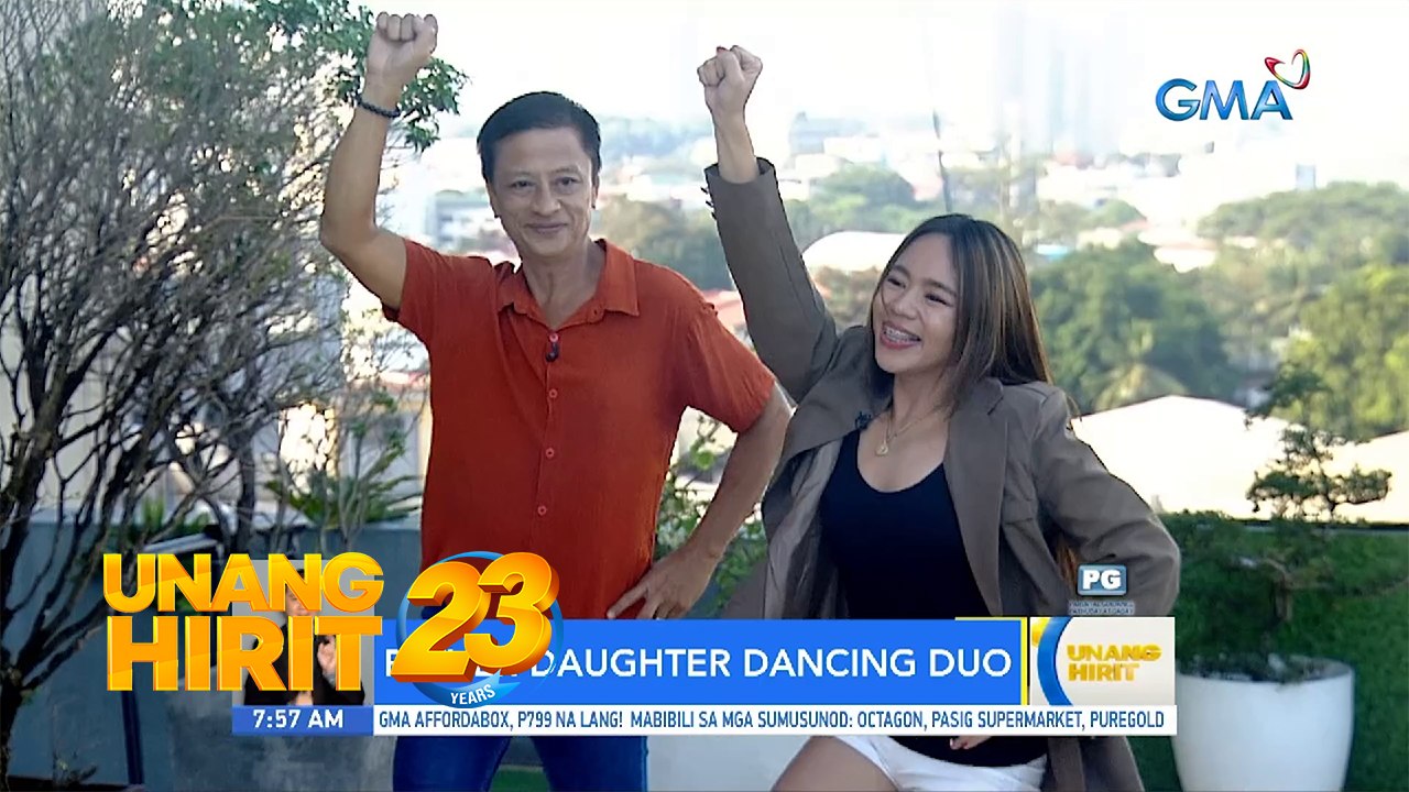 Viral father and daughter dancing duo, LIVE sa UH Stage | Unang Hirit