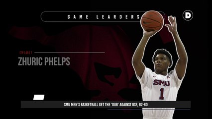 SMU Men's Basketball Get The ‘DUB’ Against USF, 82-80