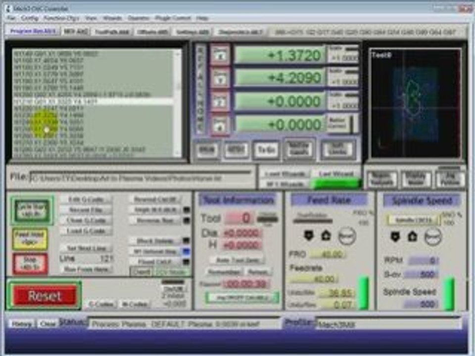 CNC to Art Video 10 - Mach 3 G-Code Verify - CNC ...