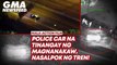 Police car na tinangay ng magnanakaw, nasalpok ng tren! | GMA News Feed