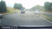 Dashcam Captures Crash Involving Car and Semi-Truck