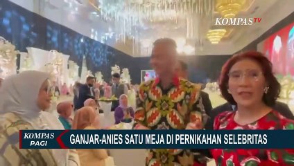 Potret Pertemuan Ganjar dan Anies di Pernikahan Kiky Saputri, Zulhas: Ini Gambar Mahal!