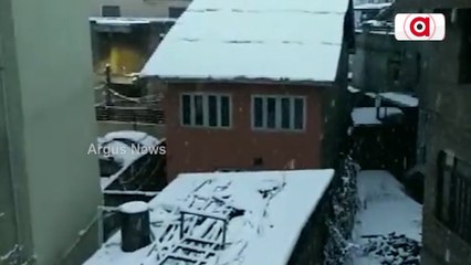 J&K: Srinagar And Other Parts Of Kashmir Valley Receive Fresh Snowfall