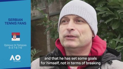Serbians feel Djokovic is competing in a world of his own