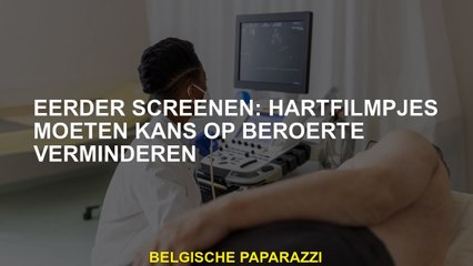 Eerder screening: hartfilms moeten het risico op een beroerte verminderen