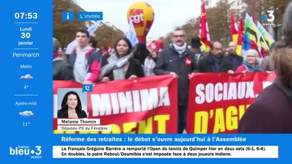 Mélanie Thomin, députée PS du Finistère