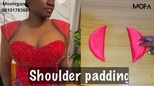 HOW TO CUT AND SEW A CUSTOM-MADE SHOULDER PAD
