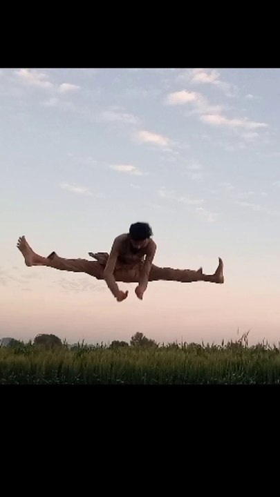 Shaolin Wushu Kung Fu slipt kick - Kung Fu panda - martial art - karate WWE judu mma teakwondo kick boxing